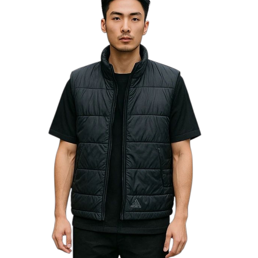 Gerry Black Goose Down Filled Vest Winter Gear
